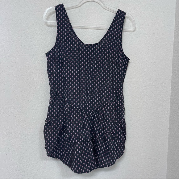Skatie Camille Romper Black Ditsy Floral Size Small - Picture 3 of 4
